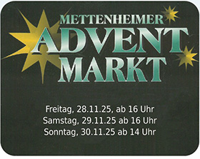 Mettenheimer Adventmarkt  